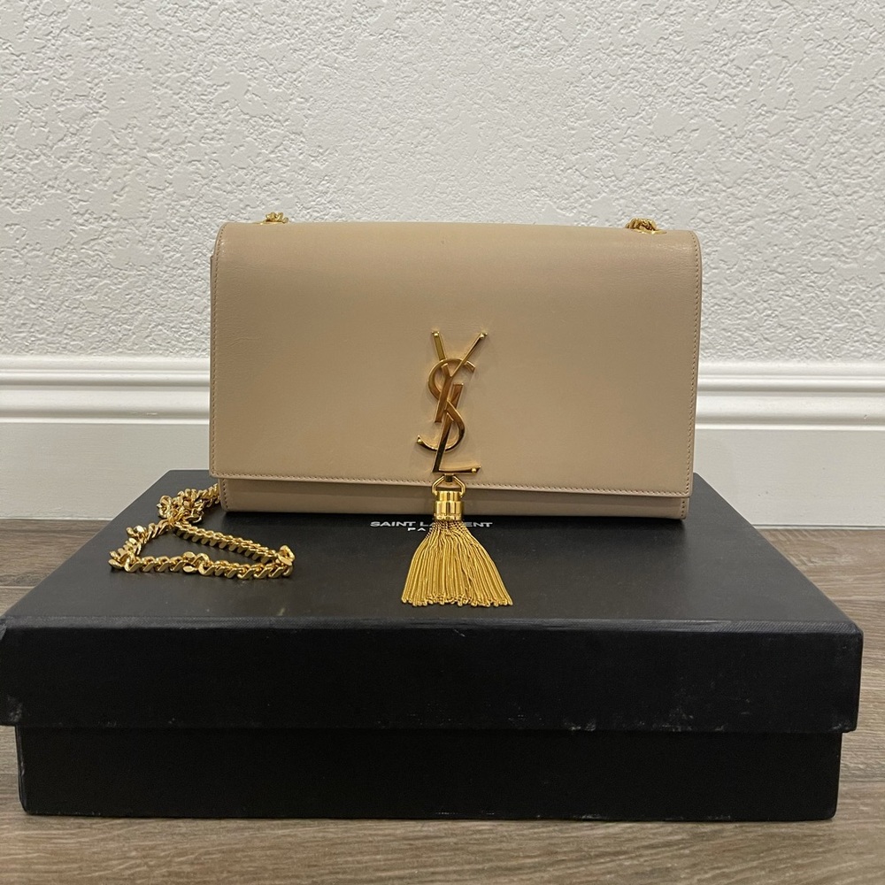 Saint Laurent Monogram Tassel Cross Body